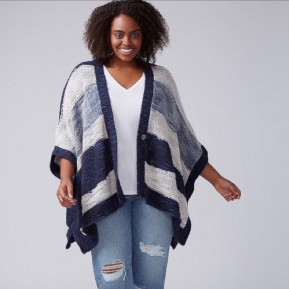 Lane Bryant Jackets & Blazers - LANE BRYANT Cardigan Poncho 🔥 Oversized & Slouchy